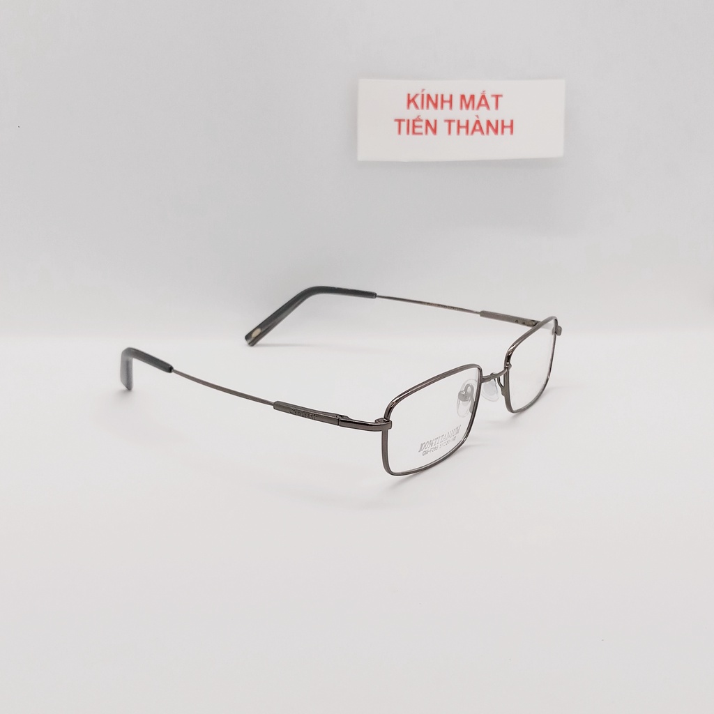Gọng Kính Titan Dẻo F268 Cả Viền Dáng Vuông Mảnh  - Kính Mắt Tiến Thành
