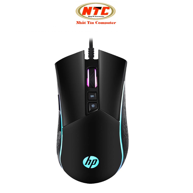 Chuột chuyên game HP M220 led RGB cực đẹp - DPI lên đến 4800 DPI (Đen)