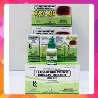 NHỎ OXY RID 5ML - SÂU MẮT, BỌT MẮT, DEM MẮT CHO GÀ