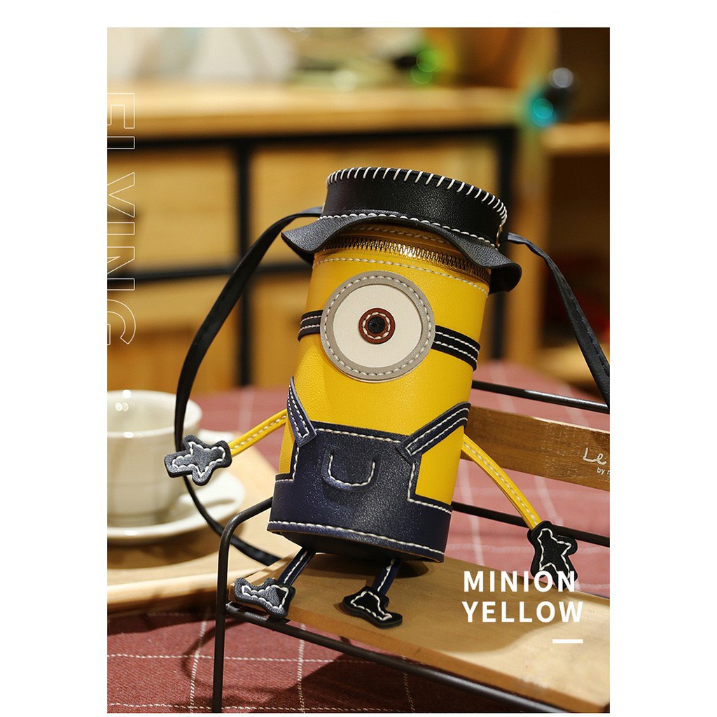 Túi Minion Handmade ❤️ Ebi Store - Freeship ❤️ Set Nguyên Liệu Tự Làm Túi Minon Khâu Tay Cực Đáng Yêu Siêu Ngầu