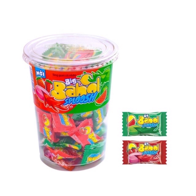 Hộp 70 Viên Singum Thổi Có Nhân Big Babol Sploosh