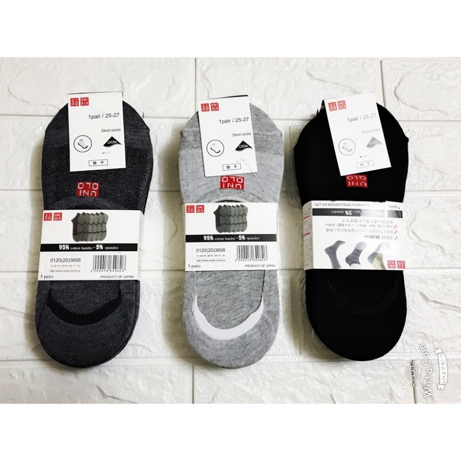 Combo Tất Hài Nam UNI Xuất Nhật  - Kèm Ảnh Thật EMY