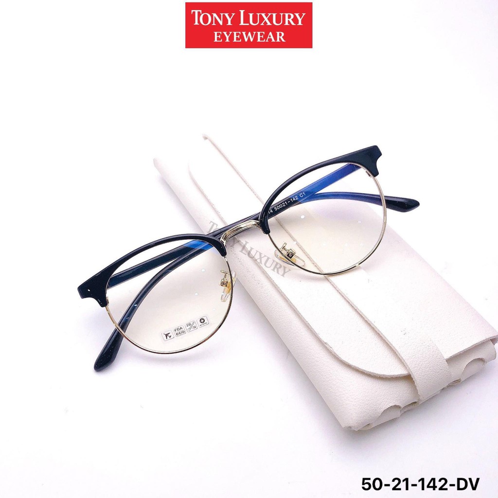 Gọng Kính Cận Tròn Tony Luxury Eyewear 50-21-142 - Nhận cắt Tròng Cận Viễn Loạn | BigBuy360 - bigbuy360.vn