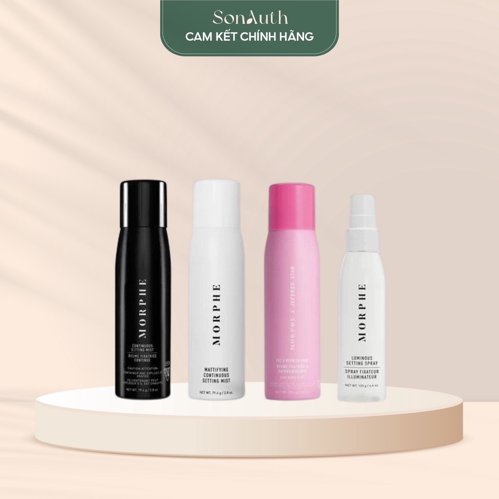 Xịt giữ makeup Morphe (các dòng)