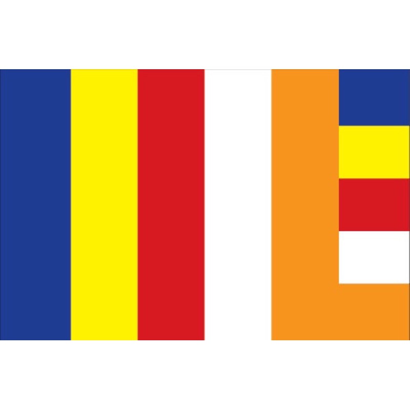 CỜ PHẬT GIÁO  đường may bao đẹp