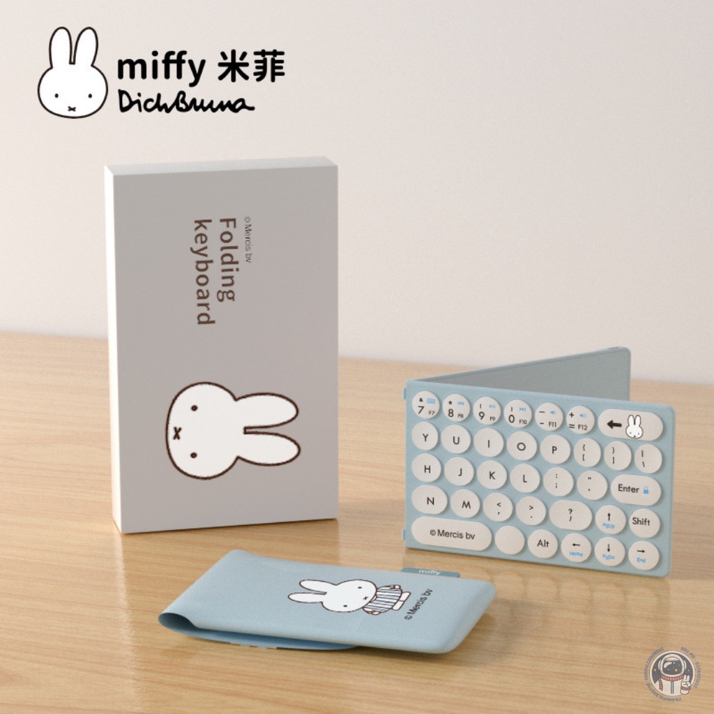 Bàn Phím Gập Gọn Bluetooth mini Thỏ Miffy Dễ Thương
