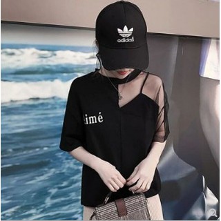 Thời trang nữ thời trang hè 2019 áo phông cách điệu sang choảnh