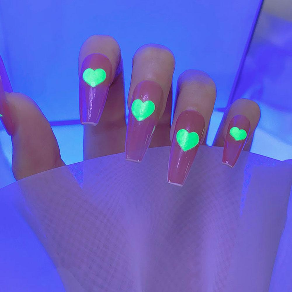 Miếng Dán Trang Trí Móng Tay Tự Dính Họa Tiết Ngôi Sao 3D Lấp Lánh