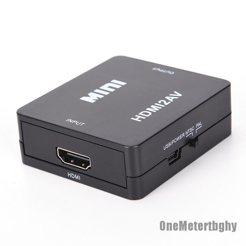 Bộ Chuyển Đổi Từ Hdmi Sang Rca Av / Cvbs, Hd 1080p Mini Hdmi2Av