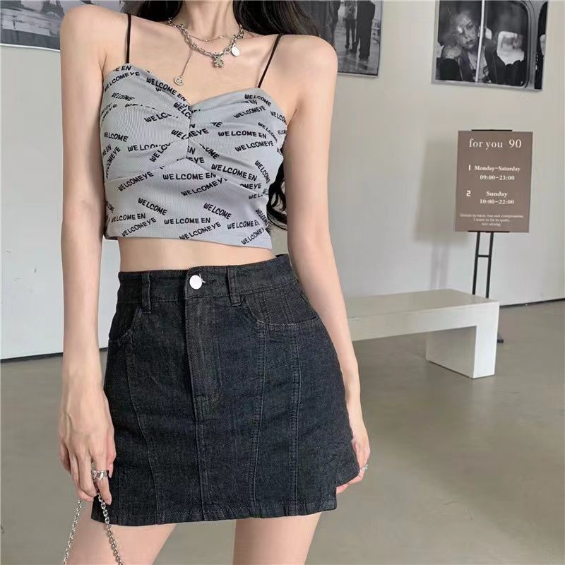 Áo Hai Dây Thời Trang Cá Tính Phong Cách Hong Kong Cho Nữ