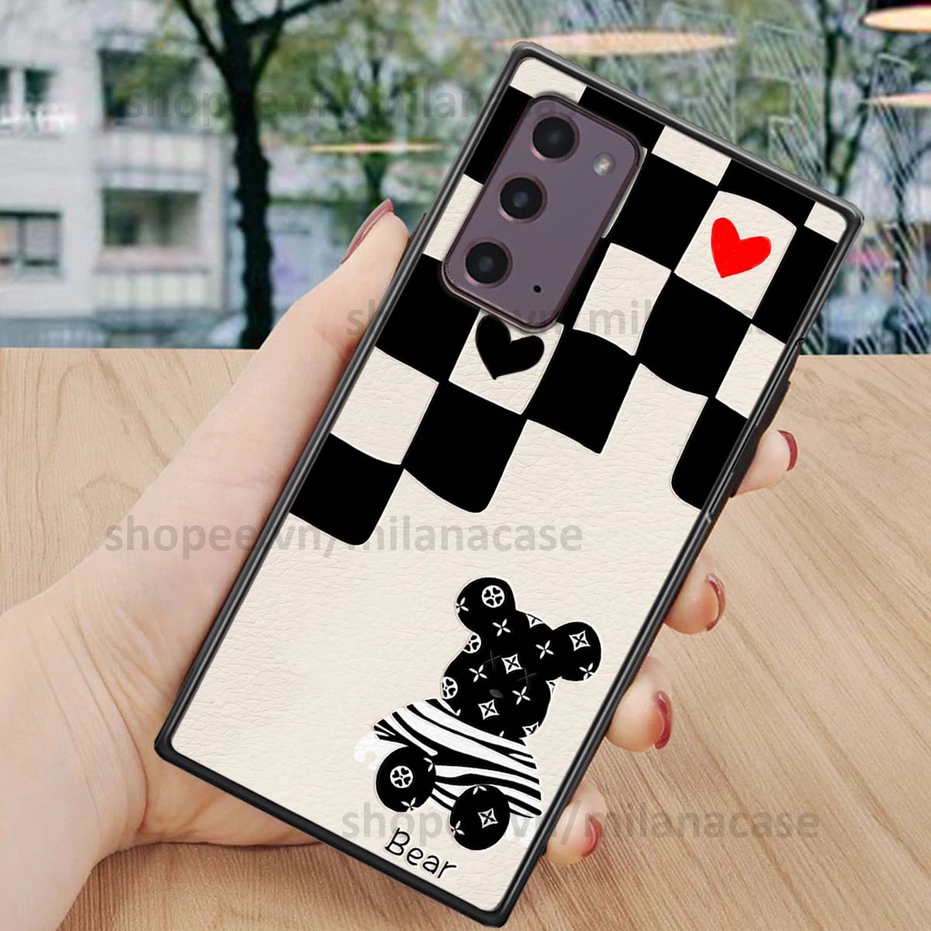 Ốp Samsung Note 20 gấu be@rBrick gấu Teddy Kaws siêu đẹp, phong cách, cá tính