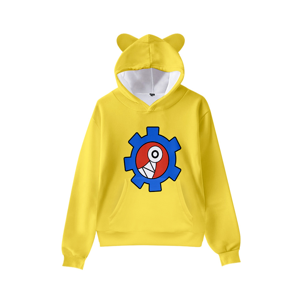 Áo Hoodie Có Nón Tai Mèo 3d Đáng Yêu Sk8