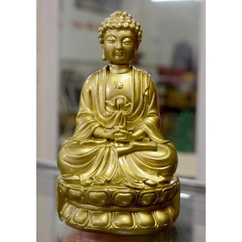 Tượng Đức Phật A Di Đà ngồi cao 15cm