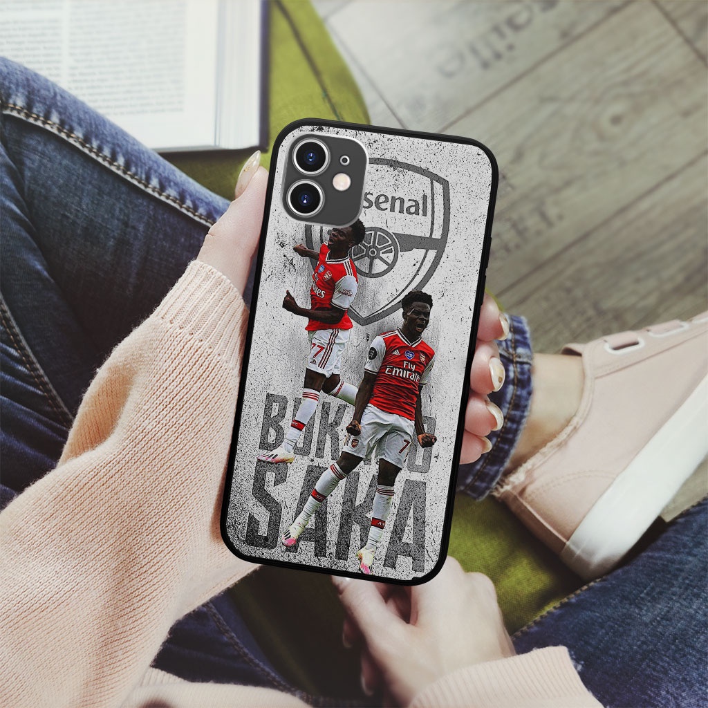 Ốp lưng bukayo saka poster collage pro 13 11 12 promax 7 8 plus xs X Xr  FOO20222384