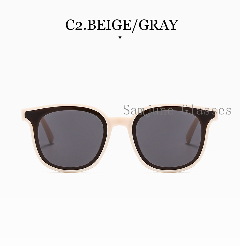 Kính Mát Samjune Gọng Tròn Thời Trang Cho Nam Và Nữ
