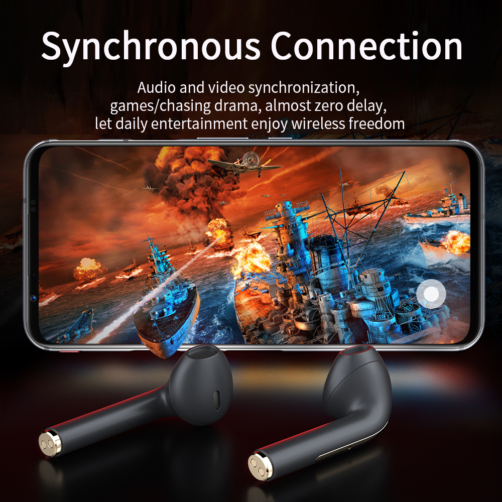 Tai nghe nhét tai không dây J18 TWS Bluetooth 5.0 âm thanh nổi bật cảm ứng