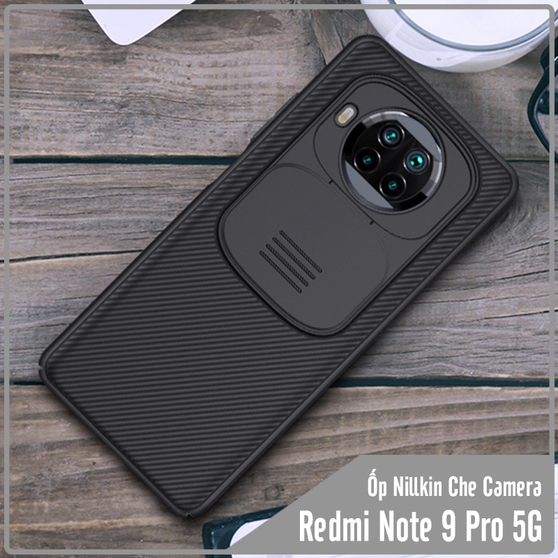 Ốp lưng cho Xiaomi Redmi Note 9 Pro 5G - Mi 10T Lite Nillkin CamShield che camera