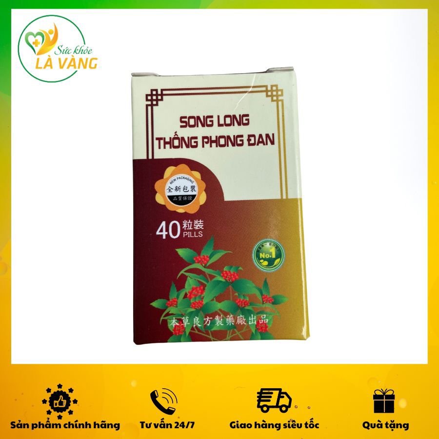 Song Long Thống Phong Đan  ✅ Viên uống hỗ trợ cải thiện đau nhức xương khớp thoái hóa thoát vị tê bì