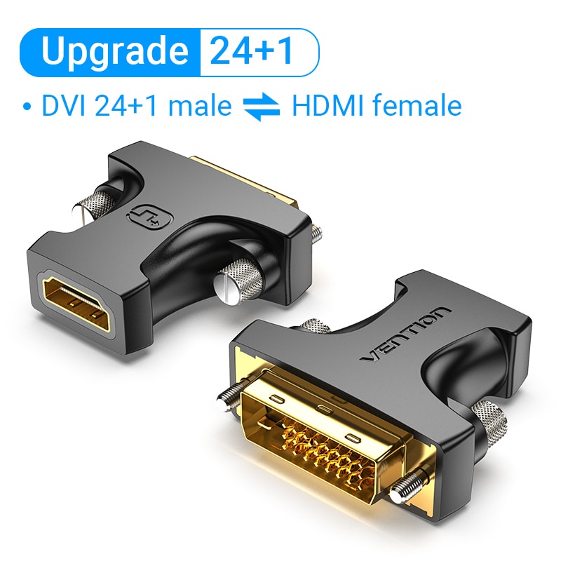Vention Cáp Chuyển Đổi DVI-D 24 + 1 Đầu Đực Sang HDMI Đầu Cái