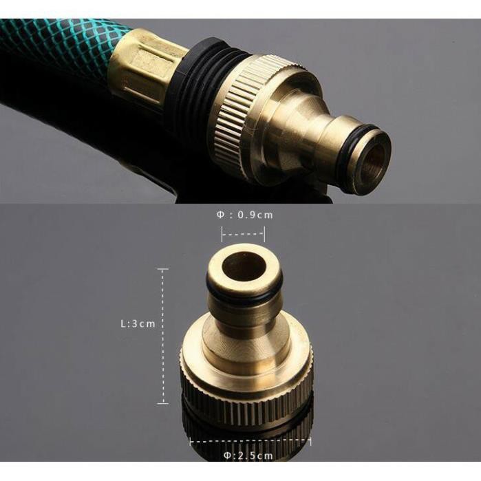 [Hàng xịn] Cút lọc nước nắp máy rửa xe mini gia đình, Đầu Nước Vào Máy Rửa Gia Đình bằng Đồng có màng lọc cặn