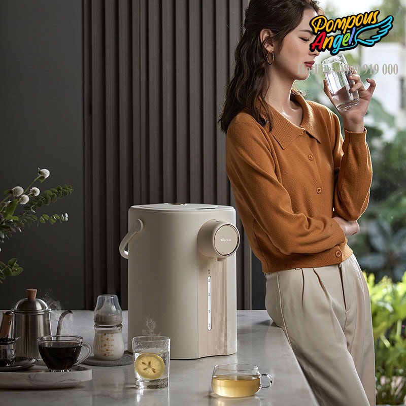 Bình thuỷ điện nước nóng giữ nhiệt 5L BEAR ZDH-H50E1 màu trắng