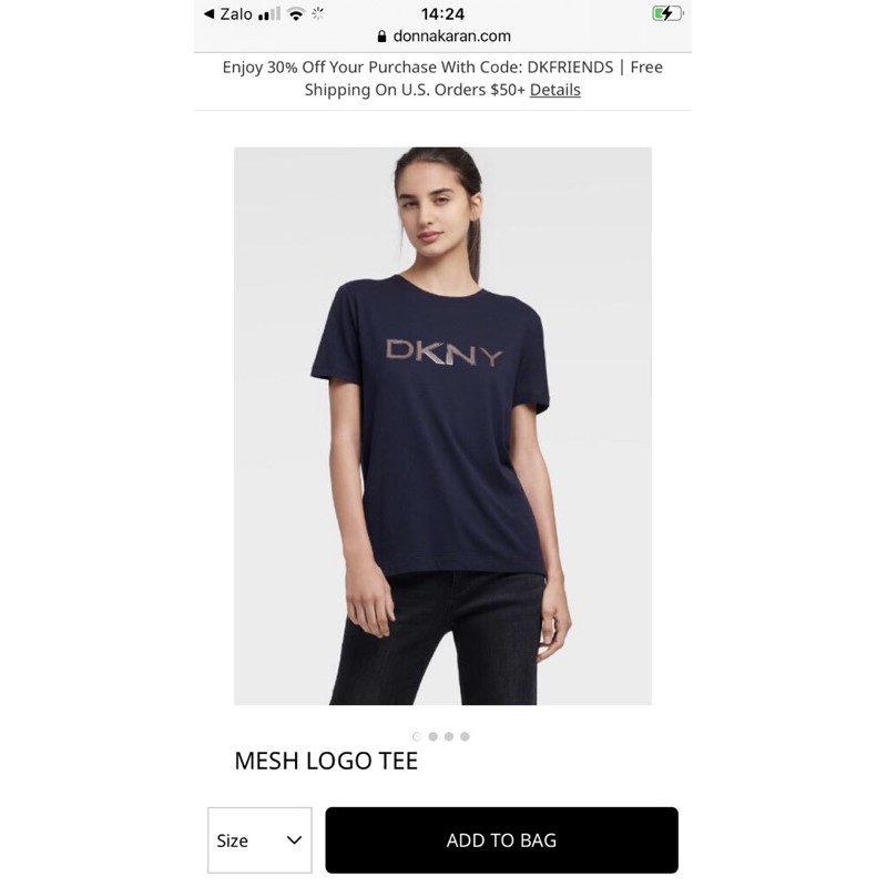 Áo phông nữ Dkny