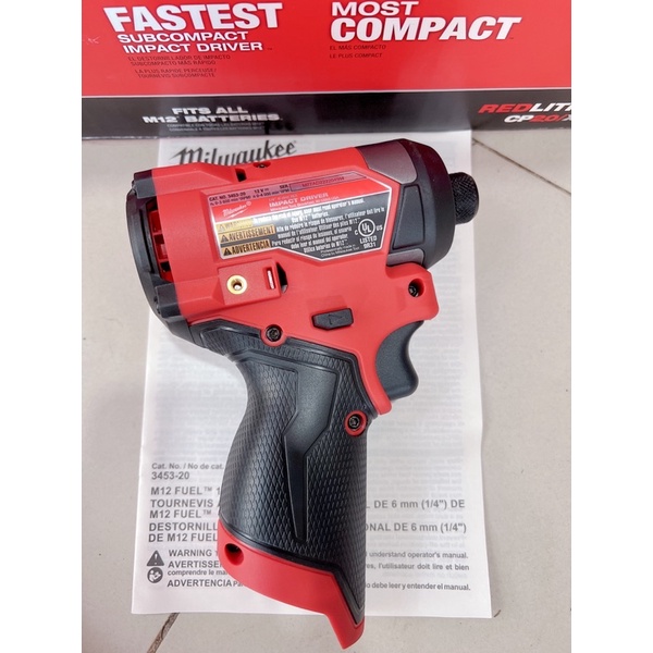 Thân máy bắn vít milwaukee m12v 3453-20 gen 3