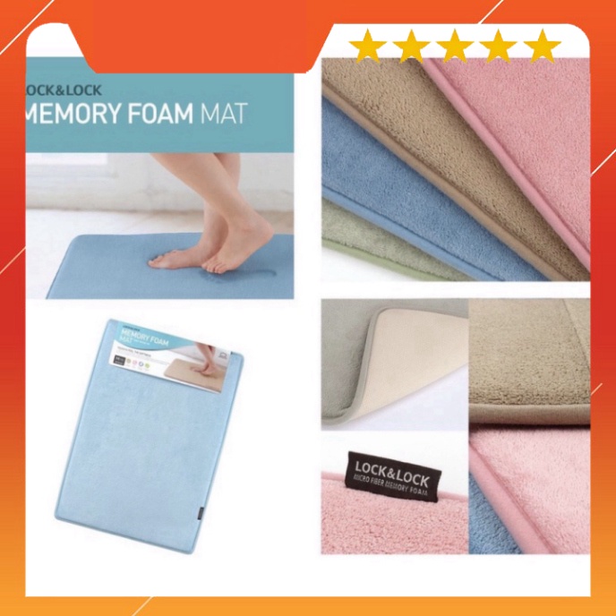 Thảm chùi chân Lock&Lock Memory Foam MAT512 (size S 43x61x1.5 cm ) GIACA420