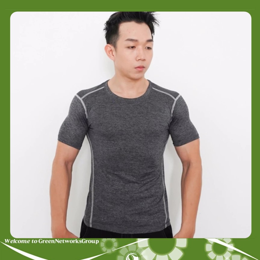 Áo Base Layer Tập Gym Nam Tay Ngắn