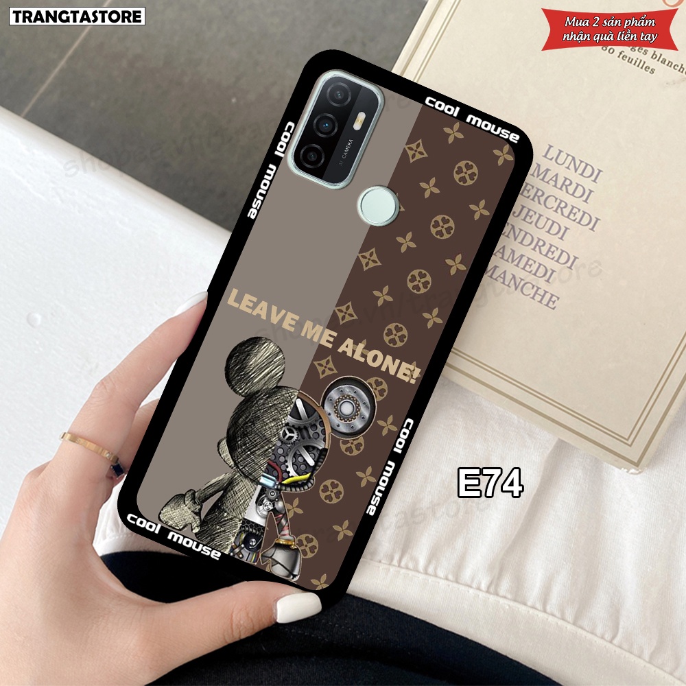 Ốp Oppo A53 in hình gấu Bearbrick,Metal Style,Doremon siêu dễ thương chất lượng