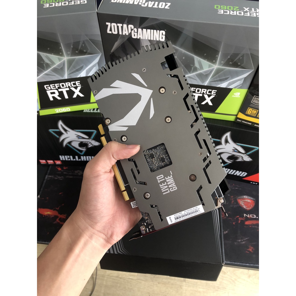 Card màn hình Zotac RTX2060 (6GB GDDR6, 192-bit) NEW | BigBuy360 - bigbuy360.vn