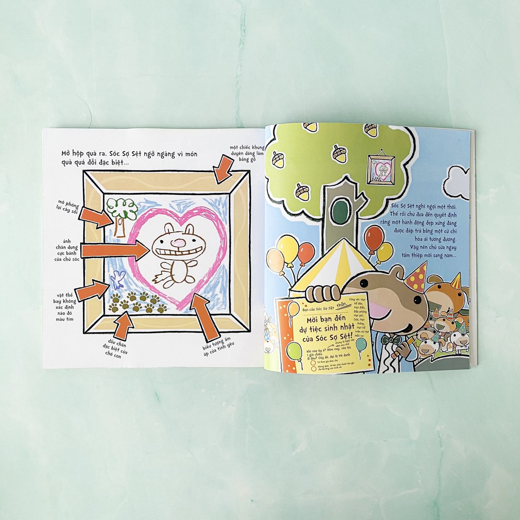 Sách - Bộ 4 cuốn Sóc Sợ Sệt - Hài hước bất ngờ dành cho trẻ từ 5 tuổi - Crabit Kidbooks