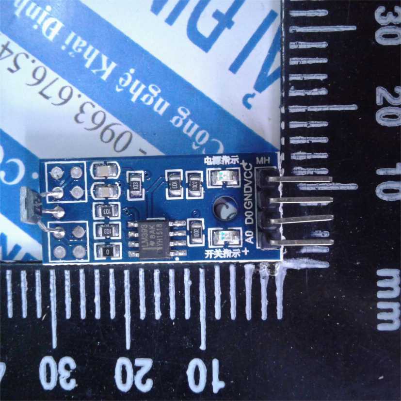 module cảm biến hall 3144 (không biến trở) 4PIN OUT: AO, DO KDE0371