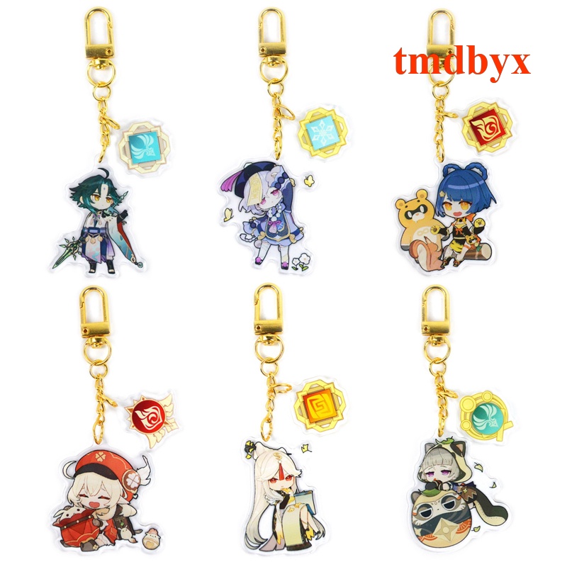 Móc Khóa Hình Nhân Vật Anime Genshin Impact