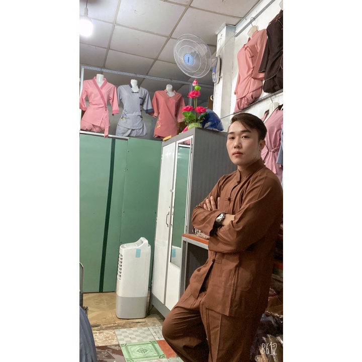 đồ lam#lãnh tụ tay dài chất liệu vải ấn độ cao cấp