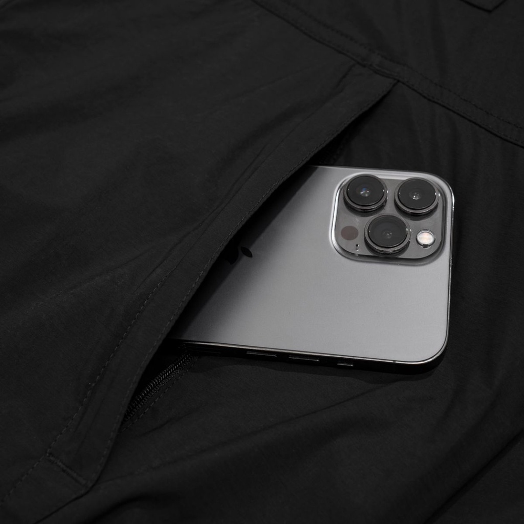 OWL BRAND® WINDCOLD JACKET - Áo khoác gió có mũ /Đen