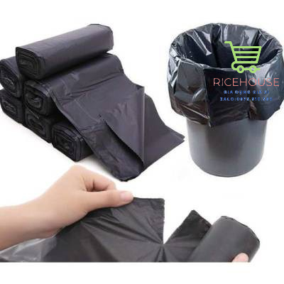 Túi rác tự phân hủy- Bao rác đen kích thước lớn 55*65cm