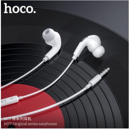 Tai Nghe Có Mic  💓Hoco M77💓 Jack 3.5mm/Lightning Âm Thanh Siêu Chất Phù Hợp Với Tất cả các Máy - Bảo Hành Chính Hãng