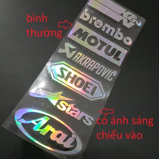 Bộ Tem Phản Quang Dán Xe Cao Cấp (Decal Dán Xe)
