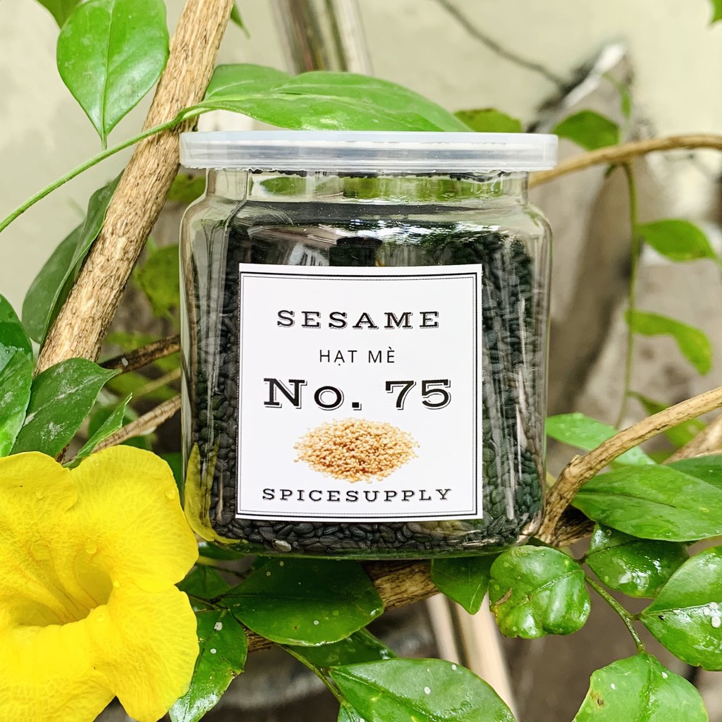Black Sesame - Hạt Mè Đen vừng sạch Hũ 120ml