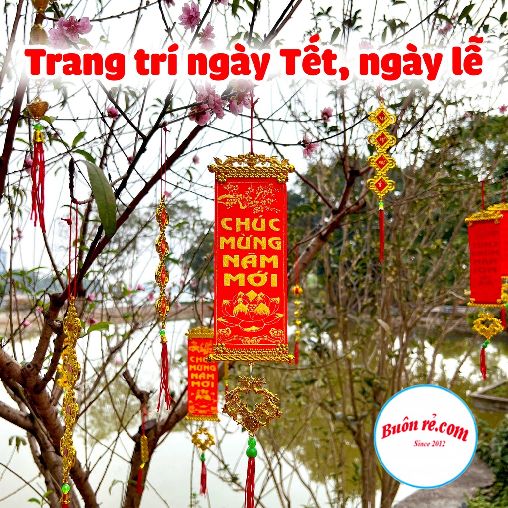 COMBO 5 Dây liễn treo Trang trí Tết (MẪU KHÁC NHAU) – Dây treo cây đào cây mai trang trí nhà cửa ngày Tết 01535 Buôn Rẻ