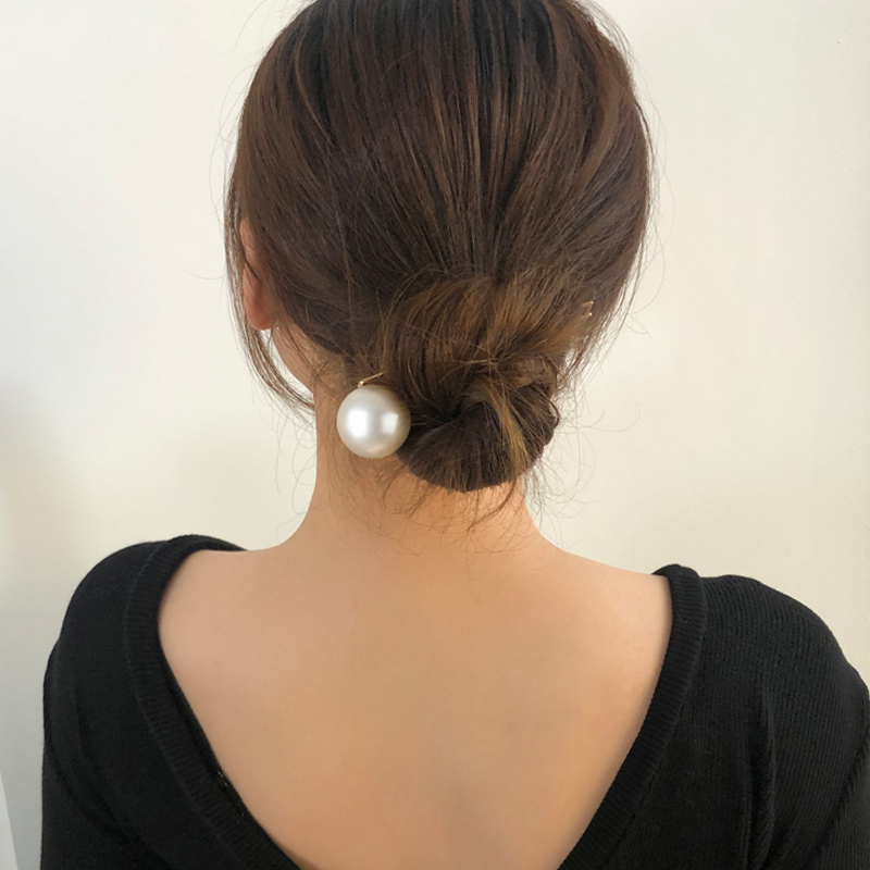 Kẹp tóc đính hạt ngọc trai giả xinh xắn dành cho nữ