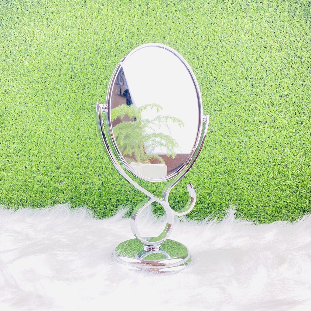 Gương để bàn, trang điểm, phụ kiện cho nữ soi làm đẹp TiTanium