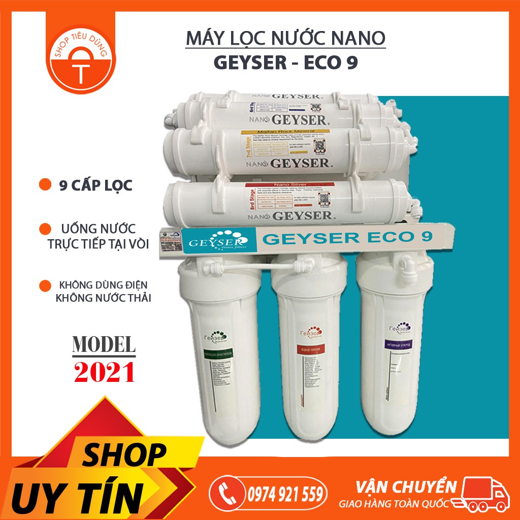 Máy Lọc Nước Nano Geyser ECO 9 Máy Nano