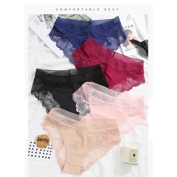 Quần lót đúc pha ren sexy, quyến rũ