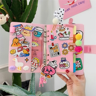 Set sổ còng bìa da kèm 17 phụ kiện size A6