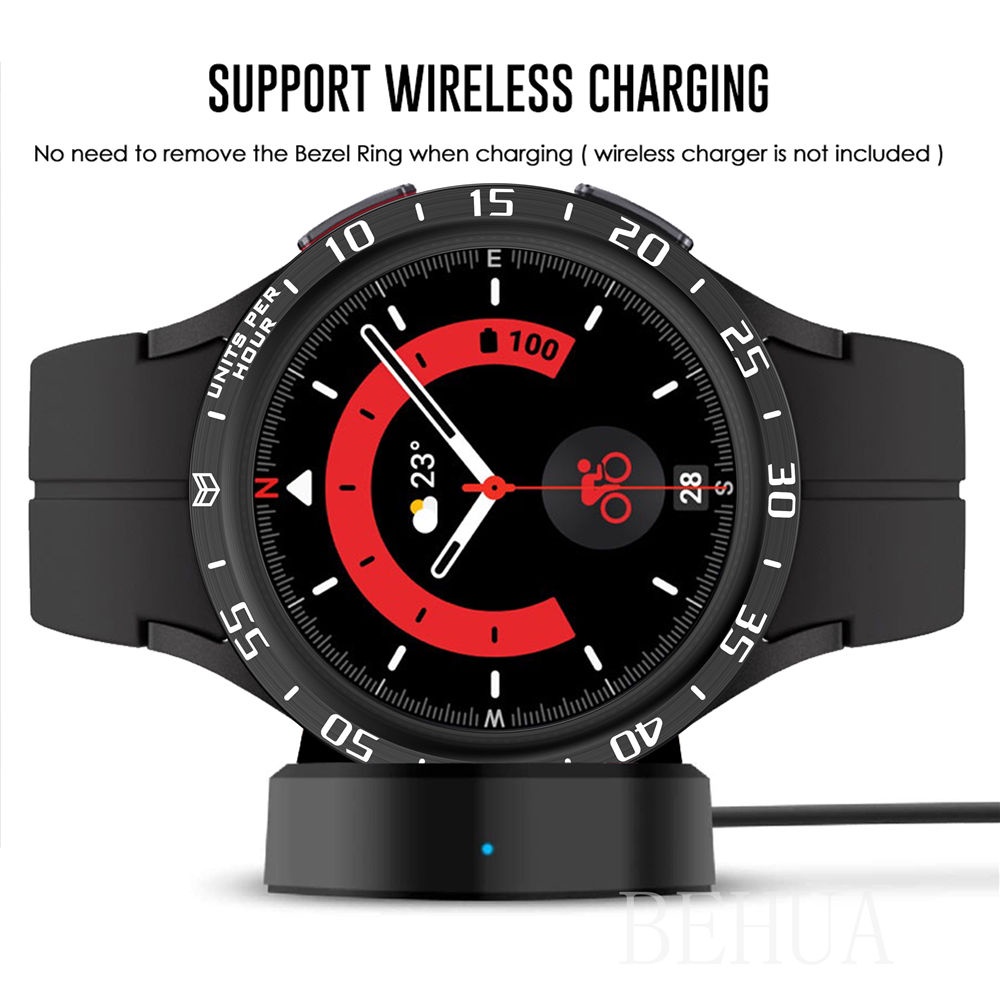 Ốp Bảo Vệ Bằng Thép Không Gỉ Cho Đồng Hồ Thông Minh Samsung Galaxy watch 5 Pro 45mm Mới