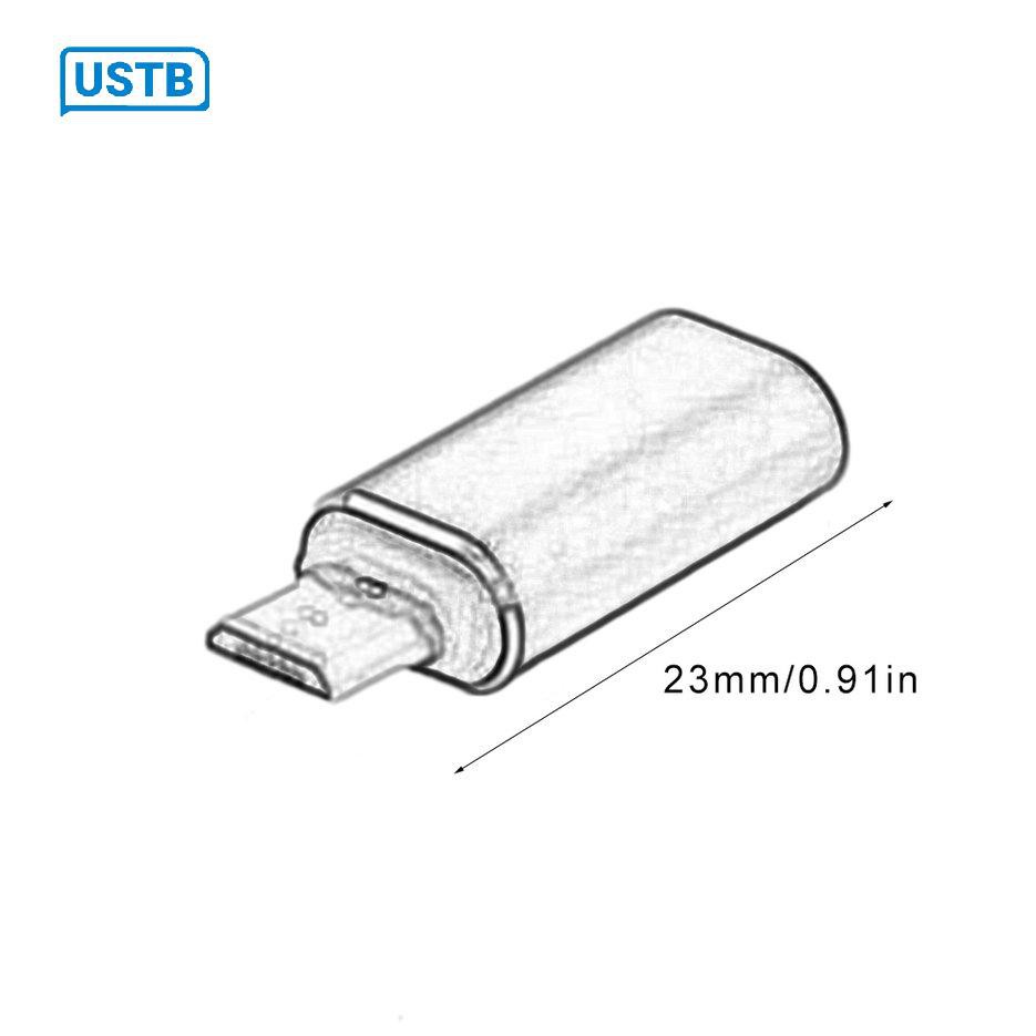 Bộ chuyển đổi Type-C sang Micro USB bằng hợp kim nhôm（màu ngẫu nhiên）