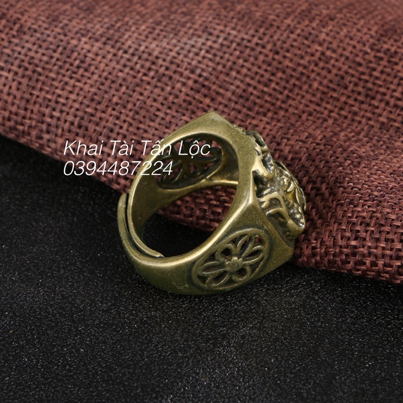 NHẪN RỒNG BẰNG ĐỒNG KÈM HỘP ĐỰNG