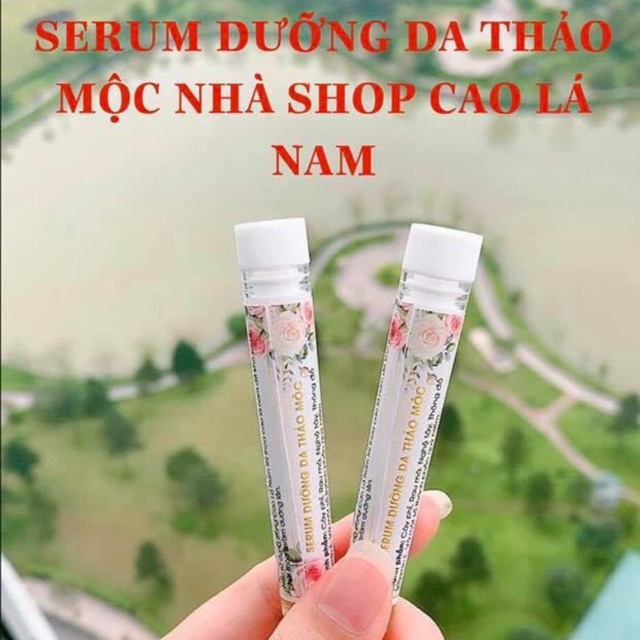 Serum thảo mộc dưỡng da căng bóng hanmade